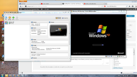 Windows XP VM