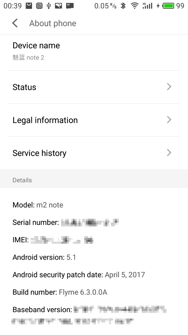 Upgrading from Flyme 6.2 on a rooted Meizu M2 Note