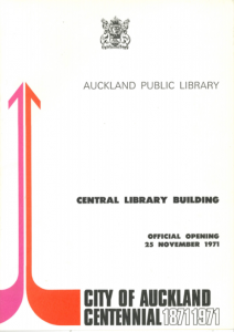 Auckland Central Library opening cover