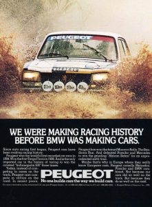 Peugeot 504 advertisement