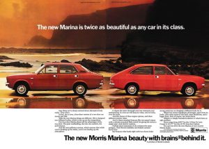 Morris Marina launch ad wide