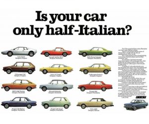 Fiat 132 advertisement