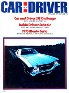 Car and Driver, September 1972