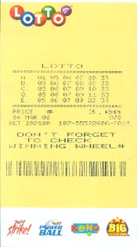 old lotto numbers