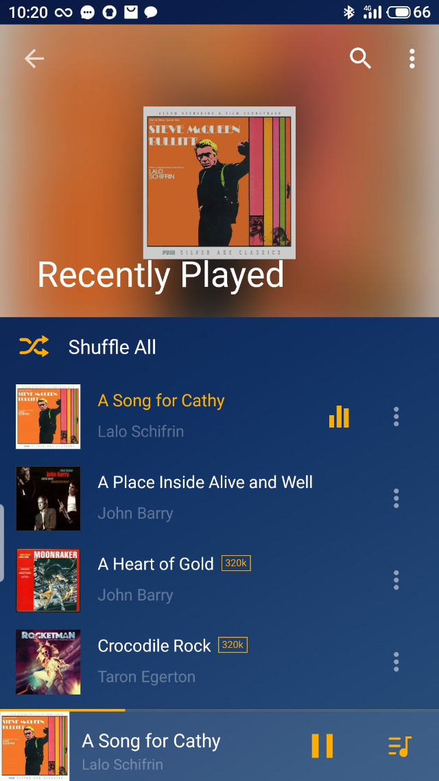InShot Music Player is also forgetful, though it’s not as bad as the last two