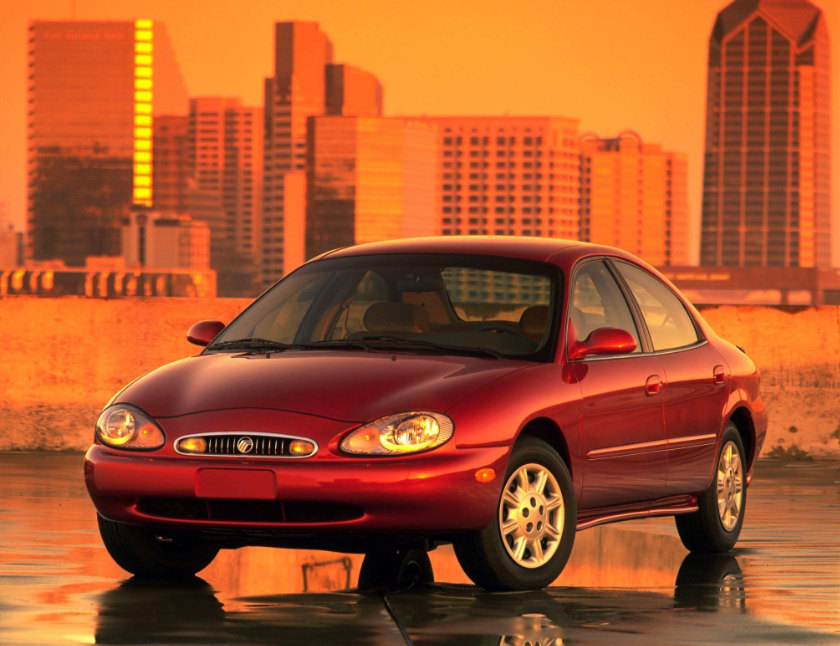 Red 1996 Mercury Sable