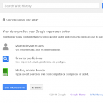 Google tracks your searches, and uses them, even when your web history is turned off
