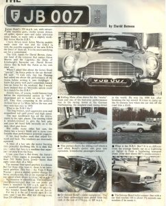 James Bond’s Aston Martin DB5
