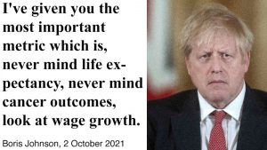 Boris Johnson wage growth quotation