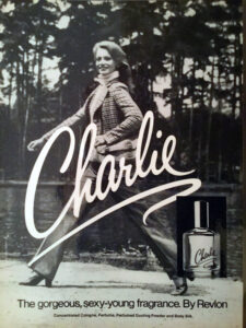 Revlon Charlie advertisement with Shelley Hack
