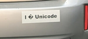 I love Unicode