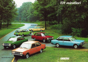 Fiat 131 Mirafiori range
