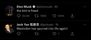 Musk and Yan Tweets