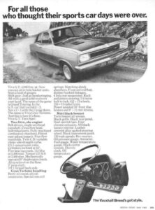 1968 Vauxhall Viva GT advertisement