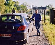 Jack Yan at Medinge, with Peugeot 307 HDI