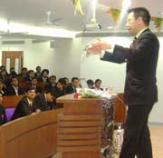 Jack Yan at Proton Business School, Indore